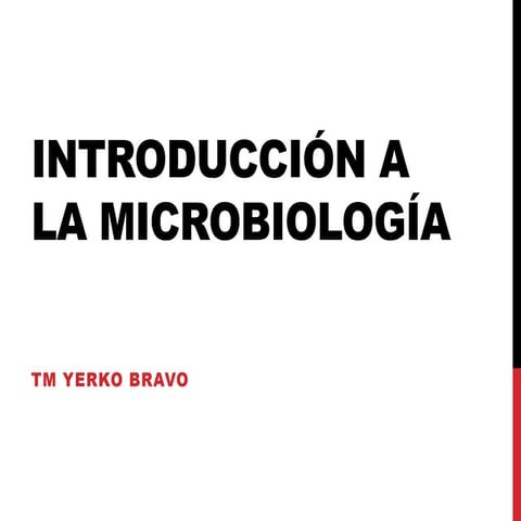Introducción a la microbiología