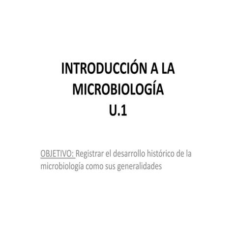 Introducción a la microbiología 