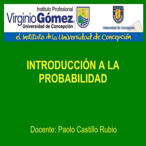 Introducción a la Probabilidad