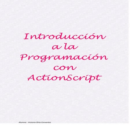 Introducción a la programación con action script