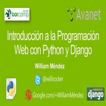 Introducción a la Programación Web con Django