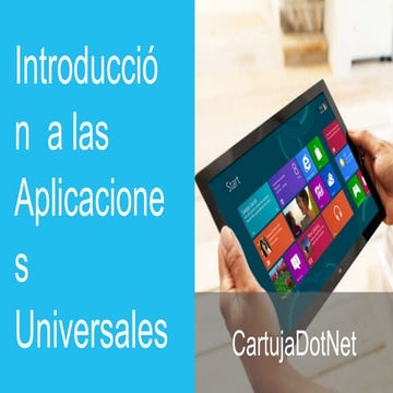 Introducción a las Aplicaciones Universales