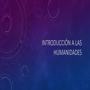 Introducción a las humanidades una guía para tus estudios