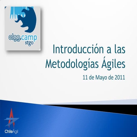 Introducción a las Metodologías Ágiles