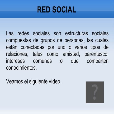 Introducción a las redes sociales
