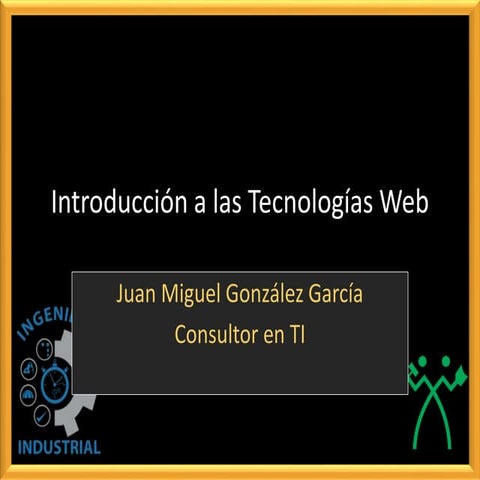 Introducción a la Tecnología Web