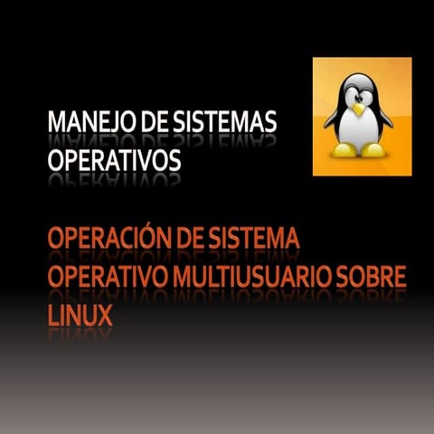 Introducción a linux | PPTX