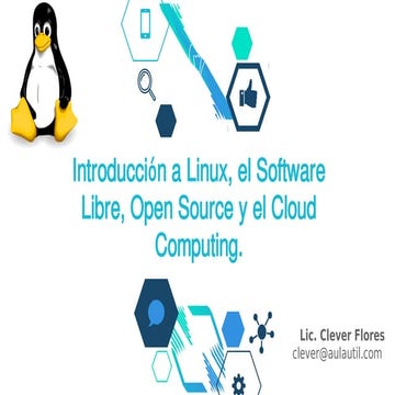 Introducción a linux, el software libre, open source y el cloud ...
