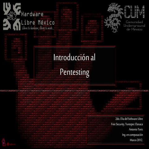 Introducción al pentesting   free security