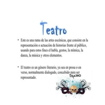 Introducción al teatro infantil