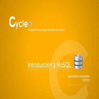 Introducción a NoSQL