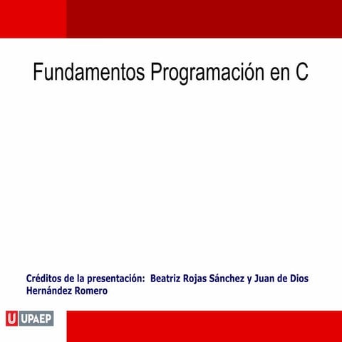 Introducción a la  programación en dev C