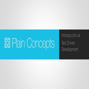 Introducción a tdd