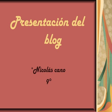 Introducción del blog