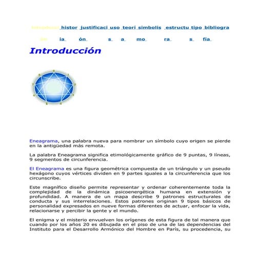 Introducción eneagrama