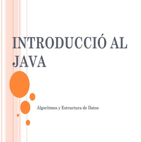 Introduccio al Java