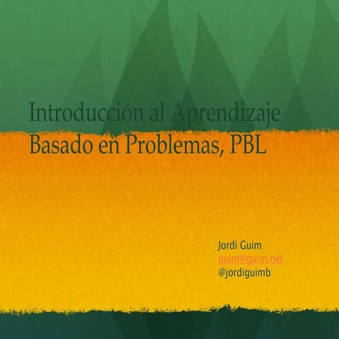 Introducció a pbl