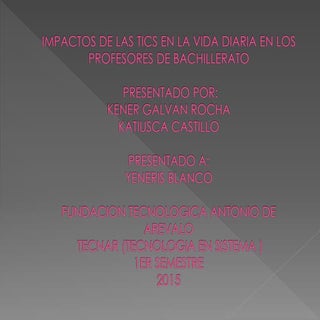 impacto De las Tics En La Diaria 