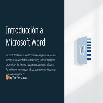 Introducción a Microsoft Word para principiantes | PPTX