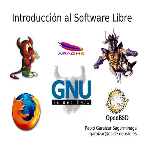 Introduccion al Software Libre