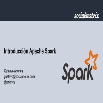 Introducción a Apache Spark