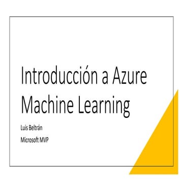 Introduccion a Azure Machine Learning.pptx