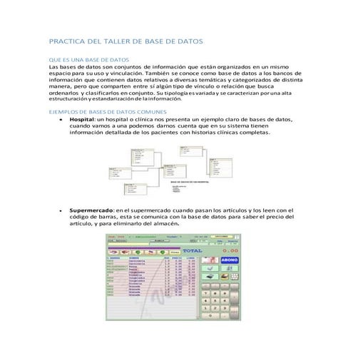 Introduccion a base de datos