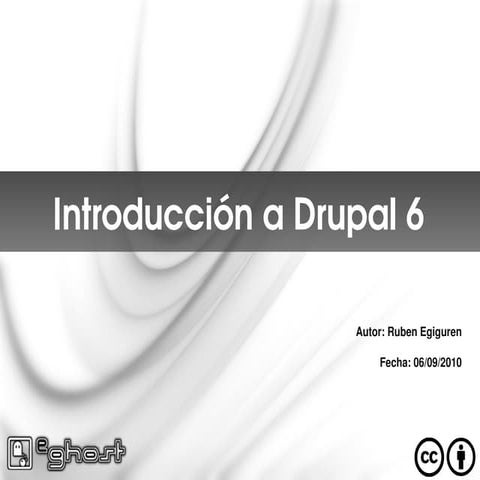 Introduccion a Drupal 6 e-ghost