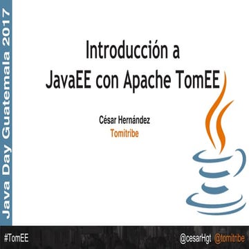 Introducción a Java EE con Apache TomEE