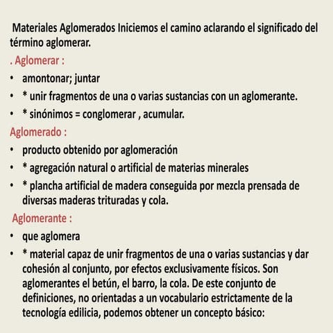 Introduccion a la contruccion   aglomerados