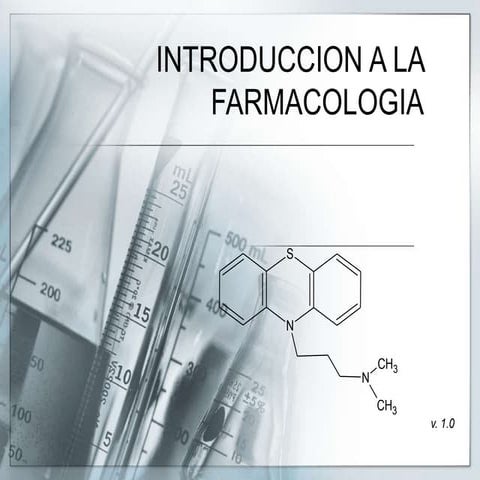 Introducción a la Farmacología