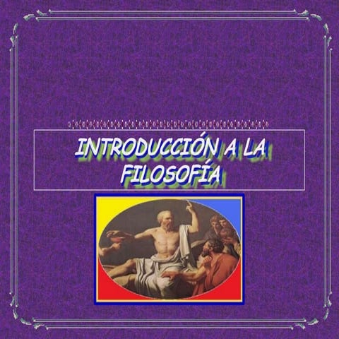 Introduccion a la filosofia