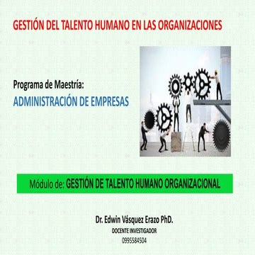 Introducción a la gestión del talento humano vásquez 21 | PDF
