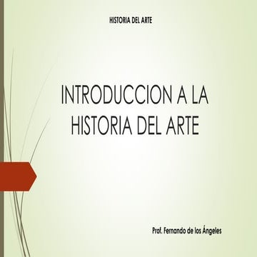 Introduccion a la historia del arte