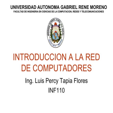 Introduccion a la red de computadores