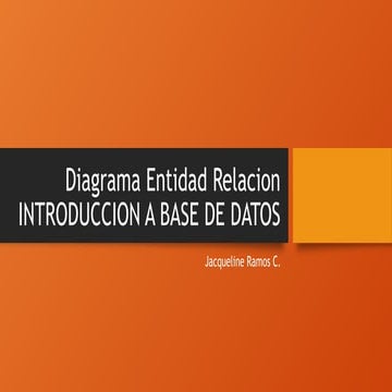 Introduccion a las Base de datos y diagramas