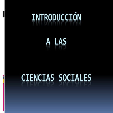 Introduccion a las ciencias sociales | PDF