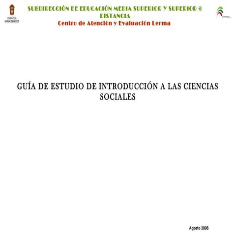 Introduccion a las ciencias sociales 1
