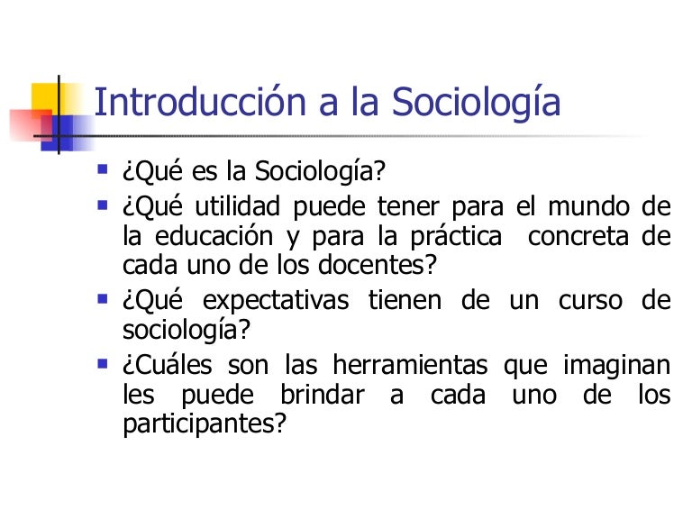 Introduccion A La Sociologia General