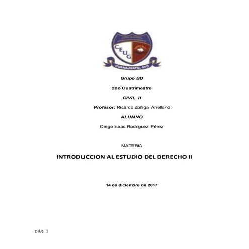 Introduccion al estudio del derecho trabajo final