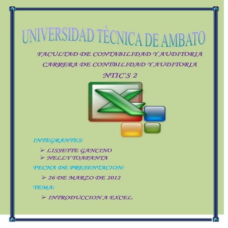 Introduccion al excel