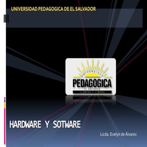 Introduccion al hardware y software