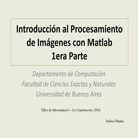Introduccion al procesamiento de imagenes con matlab