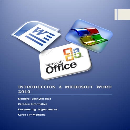 Introduccion a microsoft word 2010