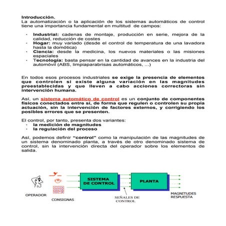 Introduccion sistemas de control