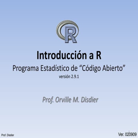 Introduccion al Programa R | PDF