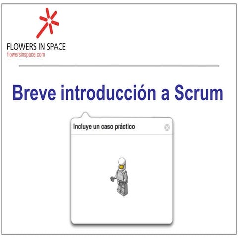 Introduccion A Scrum, con caso práctico