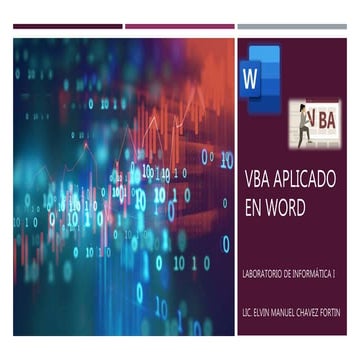 Introduccion a vba aplicado en word