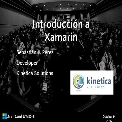 Introducción a xamarin