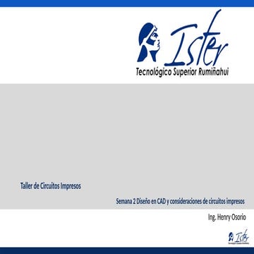 Taller de Circuitos Impresos por el Instituto Tecnologico Superior Rumiñahui